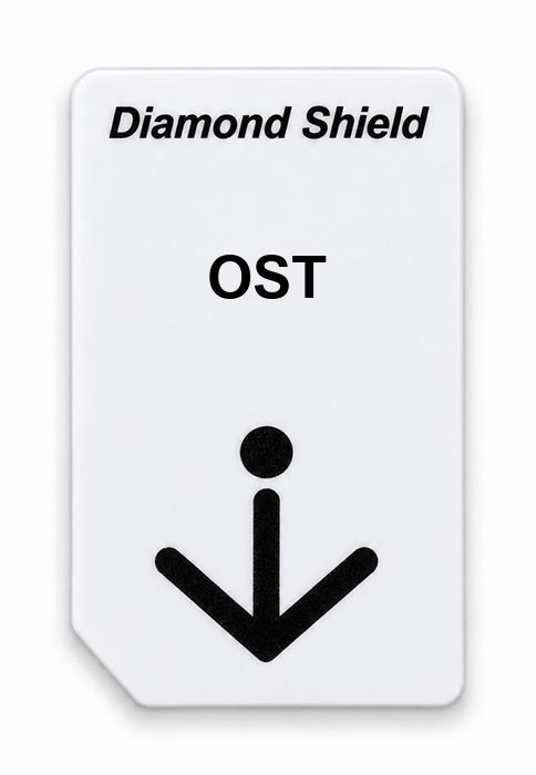 Frequenz-Chipcard OST für Diamond Shield Zapper