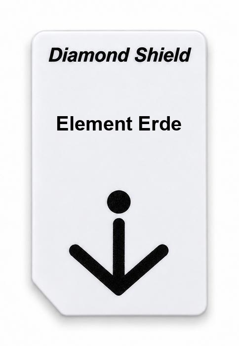 Frequenz-Chipcard Element Erde für Diamond Shield Zapper