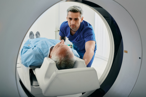 CT-Aufnahmen zeigen eine verkalkte Zirbeldrüse