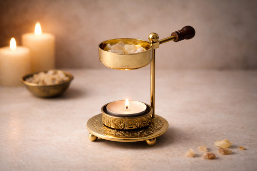 Räucherstövchen auf sicherem Untergrund