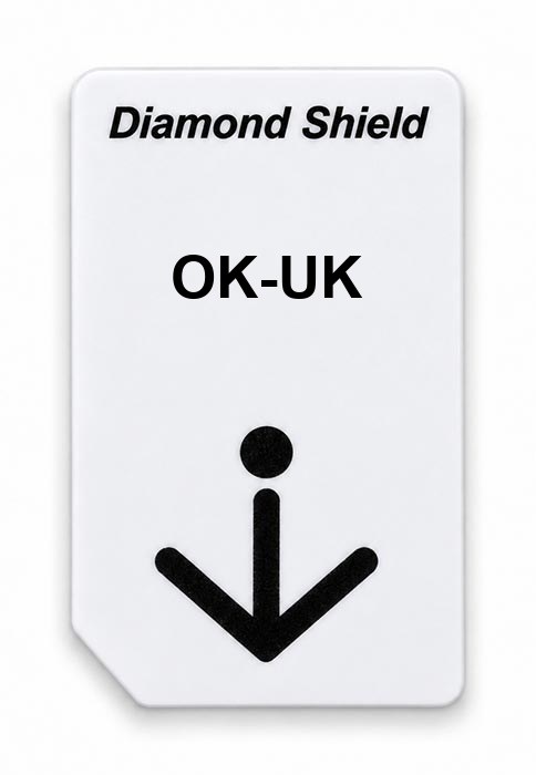 Frequenz-Chipcard OK-UK für Diamond Shield Zapper