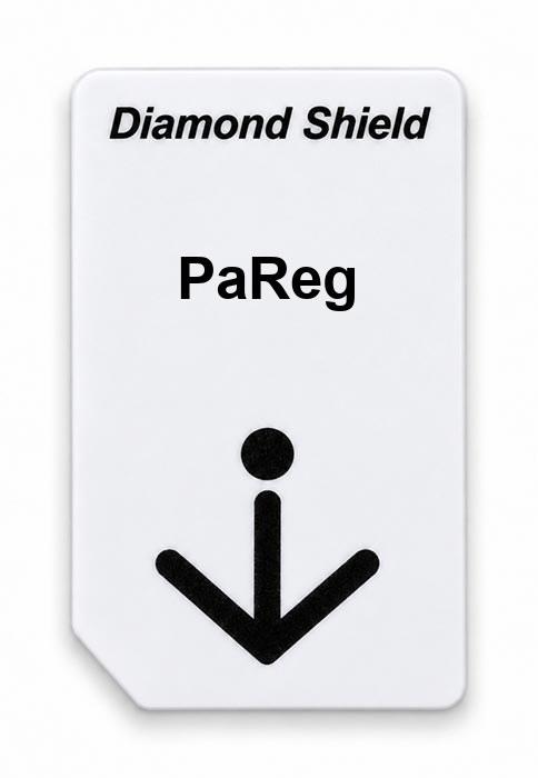 Frequenz-Chipcard PaReg für Diamond Shield Zapper