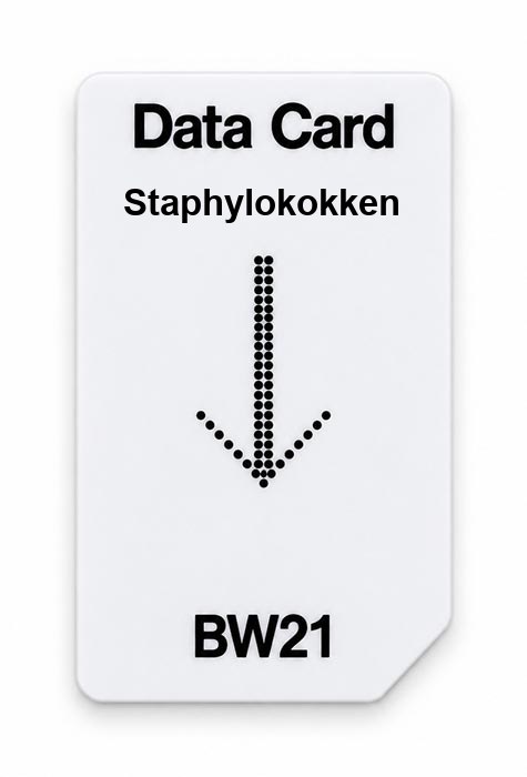Frequenz-Chipcard Staphylokokken für BW21 Zapper