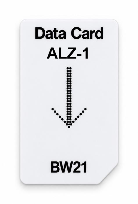 Frequenz-Chipcard ALZ-1 für BW21 Zapper