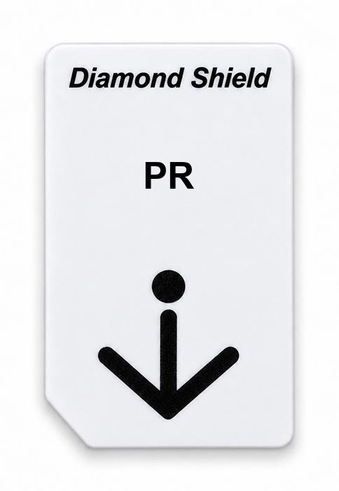 Frequenz-Chipcard PR für Diamond Shield Zapper