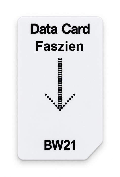 Frequenz-Chipcard Faszien für BW21 Zapper
