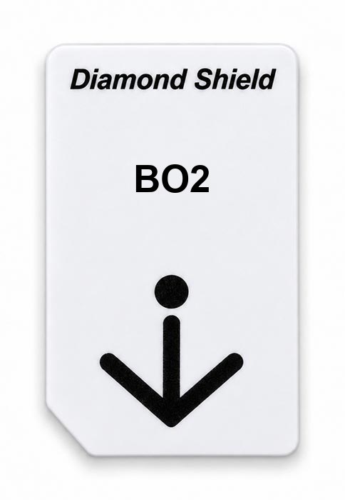 Frequenz-Chipcard BO2 für Diamond Shield Zapper