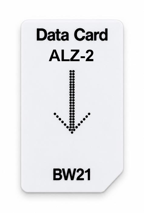 Frequenz-Chipcard ALZ-2 für BW21 Zapper