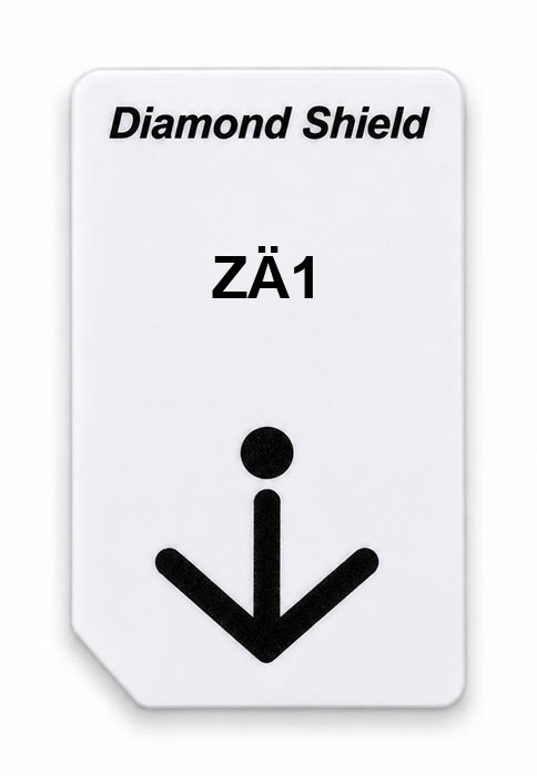 Frequenz-Chipcard ZÄ1 für Diamond Shield Zapper