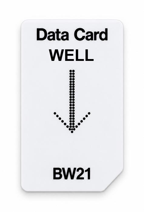 Frequenz-Chipcard WELL für BW21 Zapper
