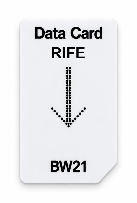 Frequenz-Chipcard RIFE für BW21 Zapper