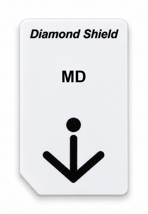 Frequenz-Chipcard MD für Diamond Shield Zapper