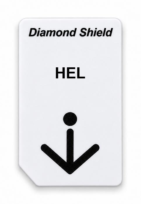 Frequenz-Chipcard HEL für Diamond Shield Zapper