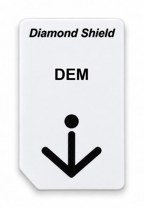 Frequenz-Chipcard DEM für Diamond Shield Zapper