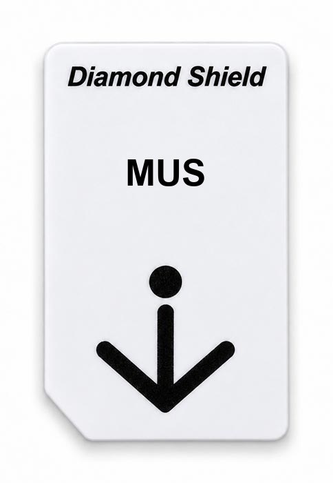Frequenz-Chipcard MUS für Diamond Shield Zapper