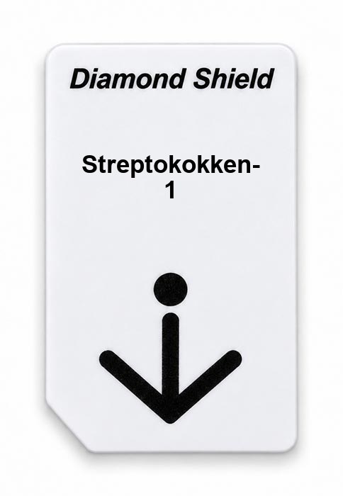 Frequenz-Chipcard Streptokokken-1 für Diamond Shield Zapper