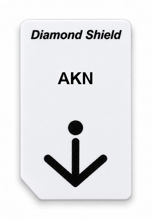 Frequenz-Chipcard AKN für Diamond Shield Zapper