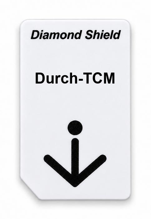 Frequenz-Chipcard Durch-TCM für Diamond Shield Zapper