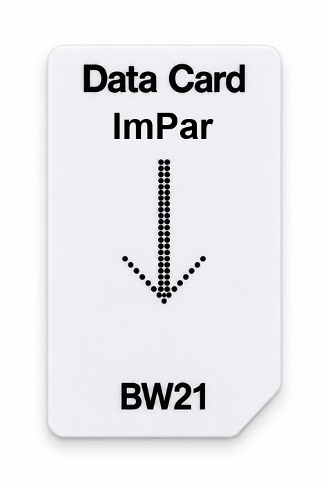 Frequenz-Chipcard ImPar für BW21 Zapper