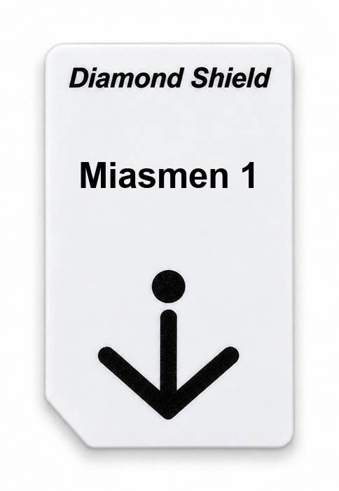 Frequenz-Chipcard Miasmen 1 für Diamond Shield Zapper