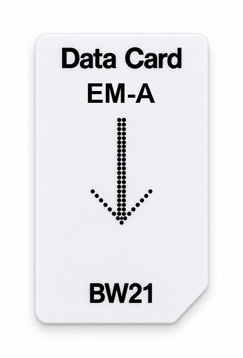 Frequenz-Chipcard EM-A für BW21 Zapper
