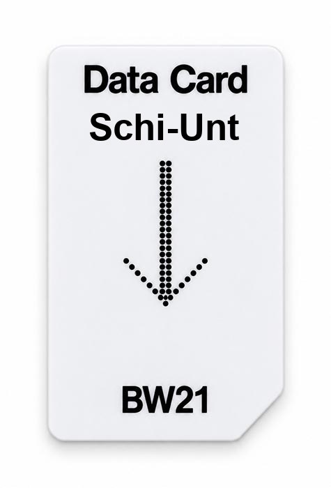 Frequenz-Chipcard Schi-Unt für BW21 Zapper