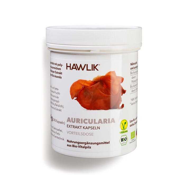 Vitalpilz Auricularia - 240 Kapseln mit Extrakt