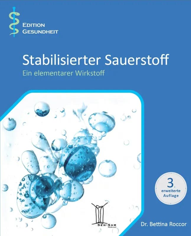 Ein dunkelblaues Buchcover, links unten ein weisser Bereich mit Türkisen Lufblasen