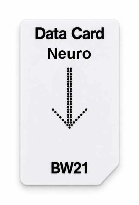 Frequenz-Chipcard Neuro für BW21 Zapper