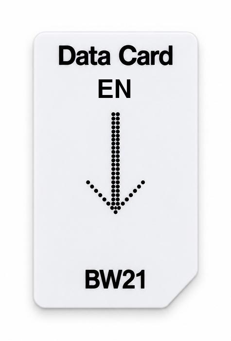 Frequenz-Chipcard EN für BW21 Zapper