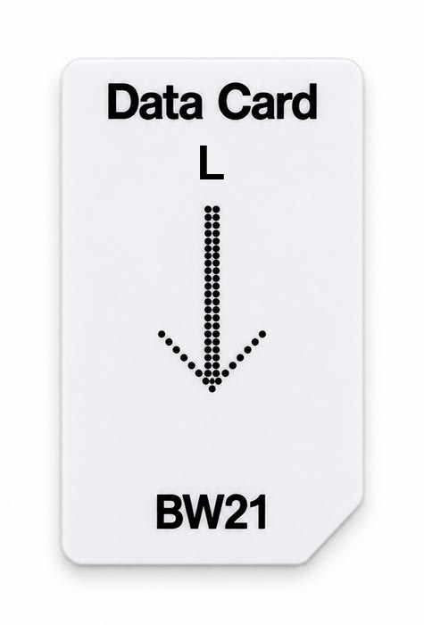 Frequenz-Chipcard L für BW21 Zapper