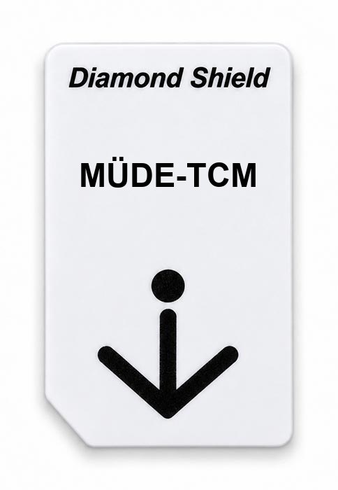Frequenz-Chipcard MÜDE-TCM für Diamond Shield Zapper