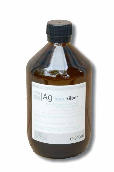 Vorschau: Kolloidales Silber 500ml Vorschau: Braune FlascheKolloidales Silber 500ml