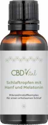 Vorschau: In braune Pipettenflasche Vorschau: In braune Pipettenflasche CBD Vital Schlaftropfen 30 ml