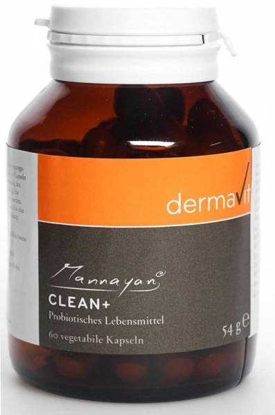 Mannayan Clean+ mit probiotischen Kräutern - für Gleichgewicht der Darmflora 1 Dose Mannayan Clean+ Probiotika mit 60 Kapseln, 54g