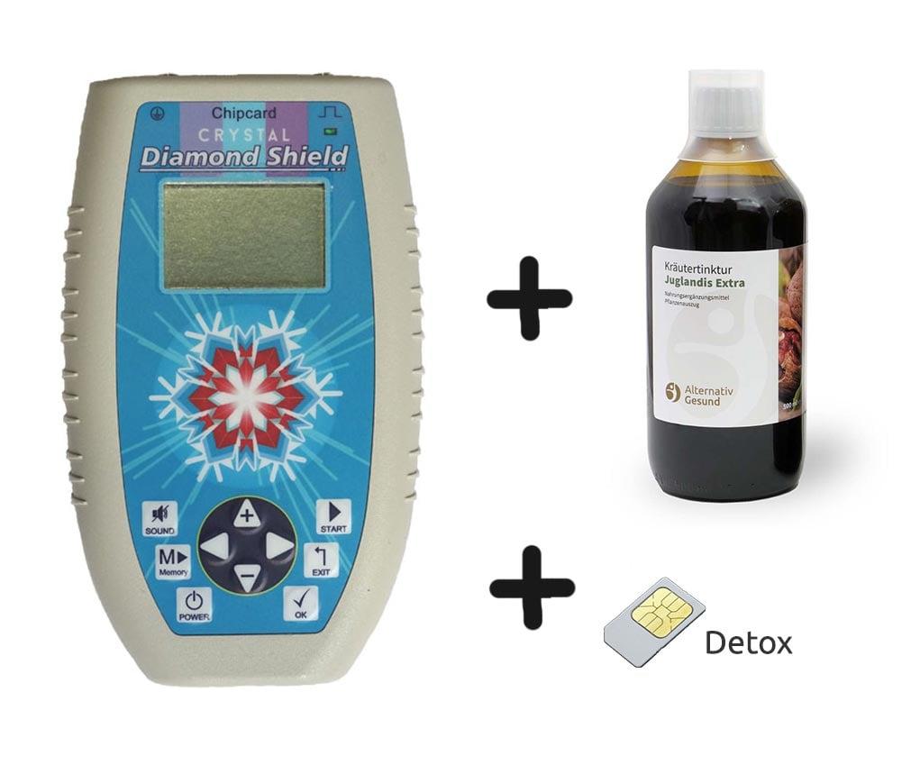 Frühjahrsentgiftung im März 2023 Diamond Shield Crystal Zapper im Bundle mit Parasitenkräutern und Detox-Chip Frühjahrsentgiftung im März 2023 Diamond Shield Crystal Zapper im Bundle mit Parasitenkräutern und Detox-Chip