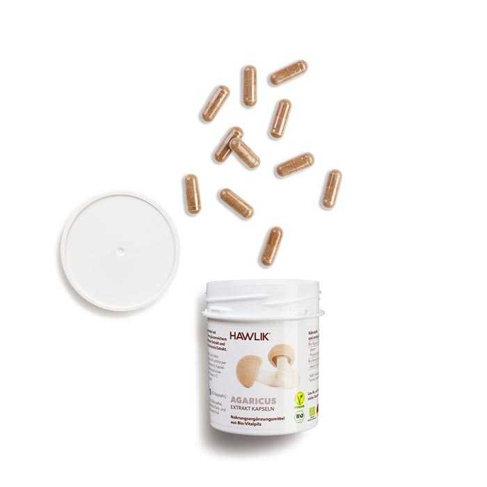 Vorschau: Vitalpilz Agaricus - 60 Vorschau: Vitalpilz Agaricus - 60 Extrakt-Kapseln