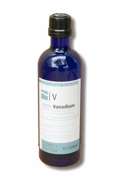 Ionic kolloidales Vanadium 200ml, 55ppm reines Vanadium in Wasser