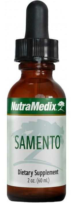 Vorschau: NutraMedix Samento - 30ml Vorschau: Schlanke Braunglas-Flasche Samento Nutramedix Tropfen 30ml als Antioxidans