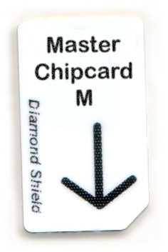 Master-Chipkarte MEDIUM für Zapper Diamond Shield und Biowave 