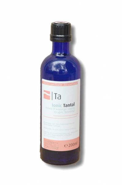 Vorschau: Kolloidales Tantal 200ml Vorschau: Kolloidales Tantal 200ml - als Kolloid perfekt bioverfügbar