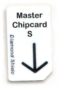 Master-Chipkarte Master SMALL für Zapper Diamond Shield und Biowave