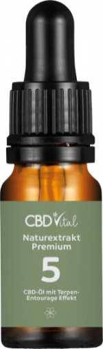 Vorschau: CBD-Öl Premium 5% - mit Vorschau: Flasche CBD-Öl Premium 5%, 10ml und 30ml