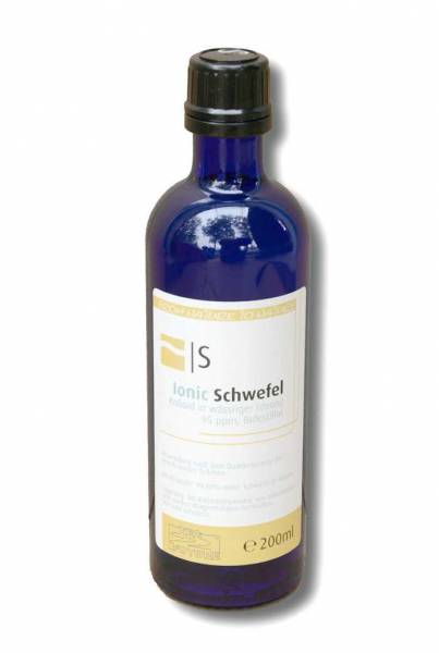 Vorschau: Kolloidaler Schwefel Vorschau: Kolloidaler Schwefel 200ml - als Kolloid perfekt bioverfügbar