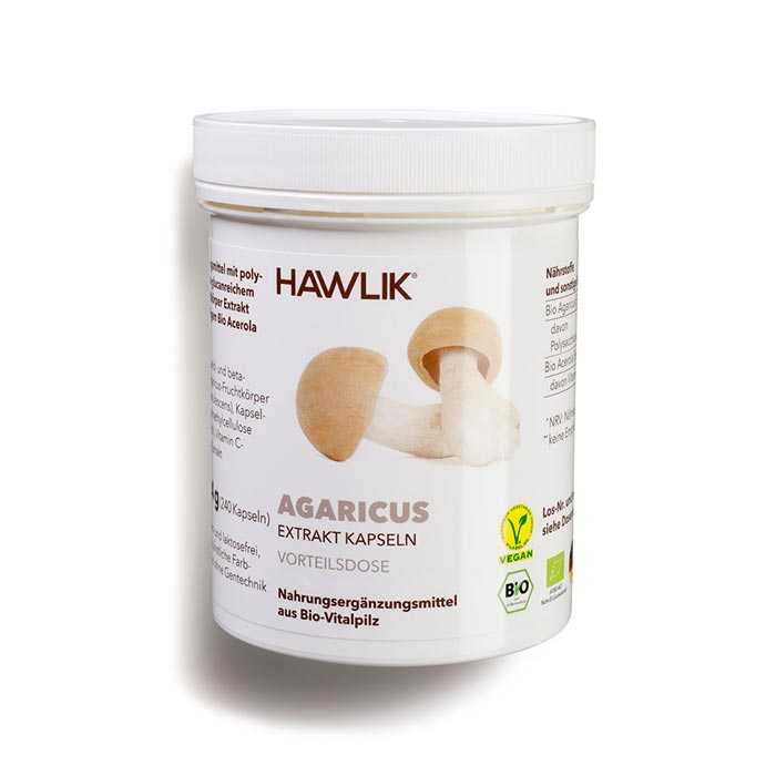Vorschau: Vitalpilz Agaricus - 60 Vorschau: Vitalpilz Agaricus - 60 Extrakt-Kapseln