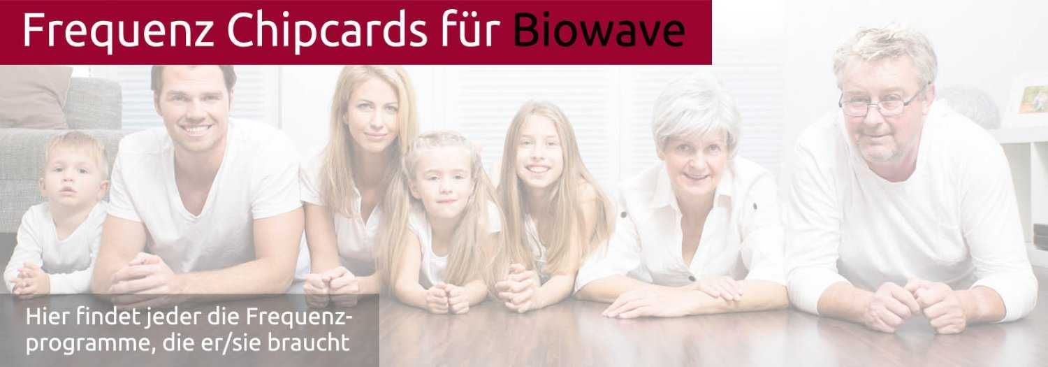 Die Vielfalt einer Dreigenerationen-Familie symbolisiert, dass man die Chipkarten für Biowave Zapper von jung bis alt verwenden kann